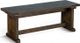 Sunny Designs™ Homestead Tobacco Leaf Side Bench with Wood Seats-0