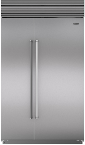 Sub-Zero® 28.2 Cu. Ft. Stainless Steel Built In Side By Side Refrigerator-0