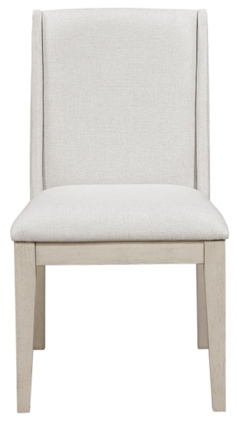 Homelegance® Tundra Antique White/Ivory Side Chair-2