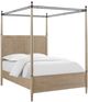 Bernards Citrus Heights Sand Queen Canopy Bed-0