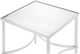 ACME Furniture Petunia Mirrored End Table with Chrome Base-3