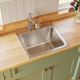 Elkay Lustertone® Classic Lustrous Satin 22" x 22" x 12-1/8" 3-Hole Single Bowl Drop-In Sink-2
