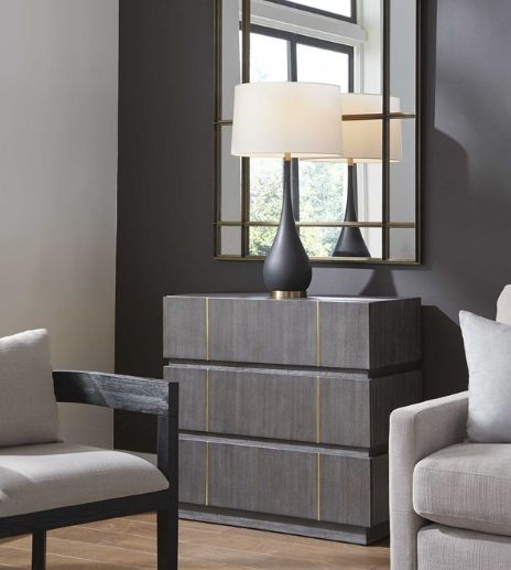Uttermost® Between the Lines Dark Walnut Accent Chest-1