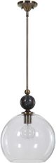Uttermost® Mendota Brass Pendant Light-3