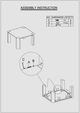 Nest Home Collections Esme Nordic Natural/Sabbia Travertine 26" Square End Table-3