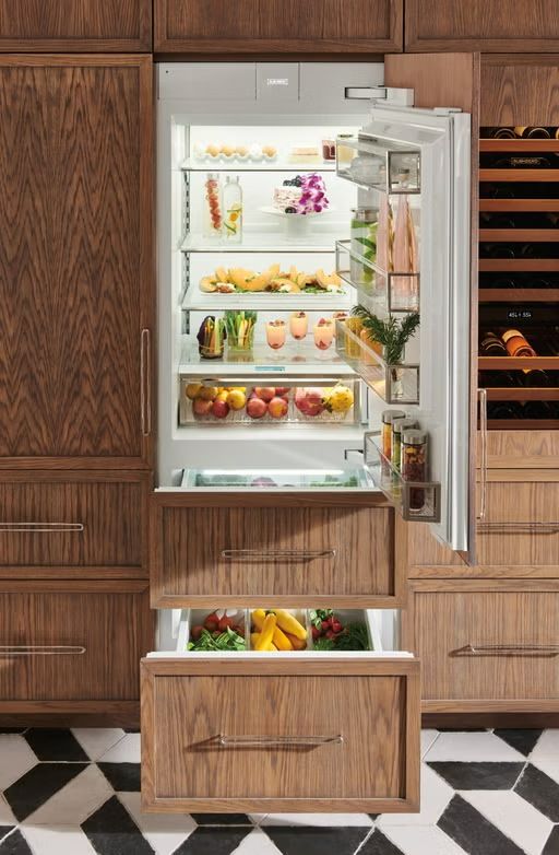 Sub-Zero® Designer Series 30" 16.4 Cu. Ft. Panel Ready Counter Depth Left Hinge Column Refrigerator-2