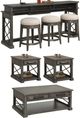 Parker House® Sundance 7-Piece Smokey Gray Occasional Table Set-0