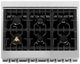 ZLINE 36" Stainless Steel Pro Style Dual Fuel Range-2