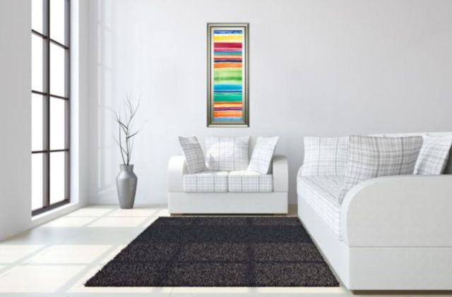 Classy Art Cabana Panel l by Regina Moore Framed Print Wall Art-2