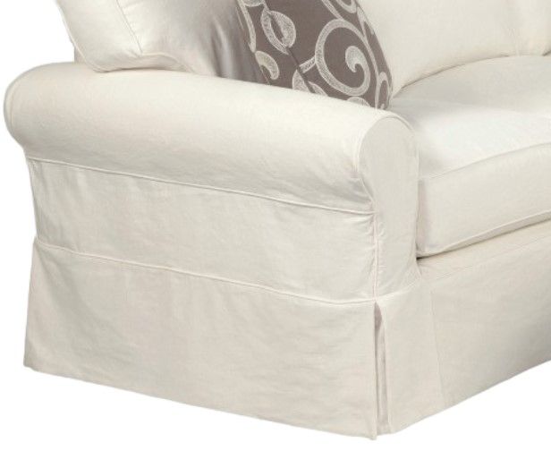 Four Seasons Customizable Alexandria 3-Piece Slipcovered Sectional-1