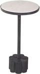 Bassett Mirror Sprout Black Accent Table with White Top-0