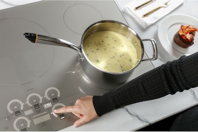 Monogram® 36" Silver Induction Cooktop-12
