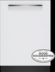 Bosch® 800 Series 24" White Top Control Built-In Dishwasher-1