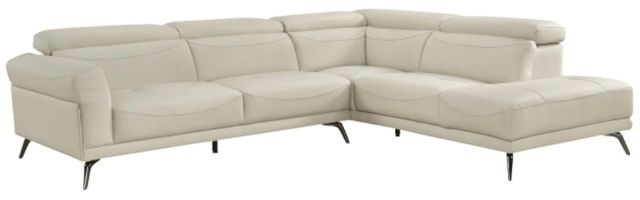 Homelegance® Giselle 2-Piece Beige Right-Arm Facing Sectional and Chaise-3