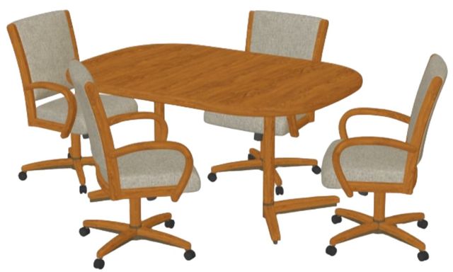 Chromcraft™ Customizable Camryn Carlisle 5-Piece Dining Set-0