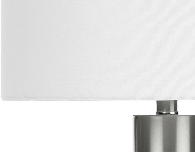 Monarch Specialties Inc. 28"H Silver Acrylic Table Lamp-2