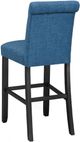 Brassex Inc. Tinga 2-Piece Blue 24'' Bar Stool Set-1