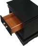Crown Mark Louis Philip Black 24" Nightstand-2