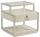 Riverside Furniture Maisie Champagne Rectangular Side Table-0