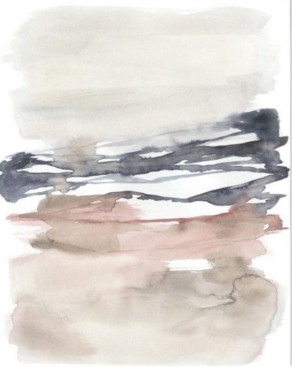Classy Living Jennifer Goldberger Tiered Horizon Line I 26" Wall Art-2