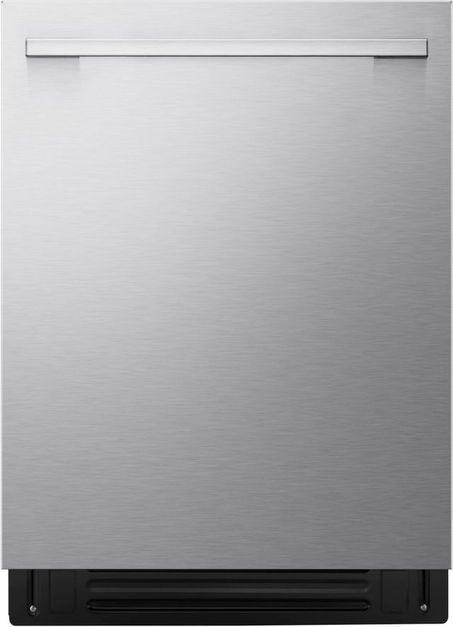 LG 24" PrintProof® Stainless Steel Smart FlushFit™ Top Control Built-In Dishwasher with 1-Hour Wash and Dry, QuadWash® Pro, and Dynamic Heat Dry™-0
