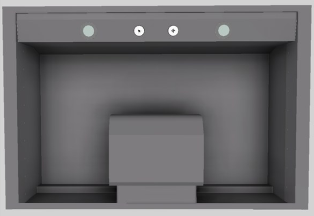 Vent-A-Hood® Designer Series 36" Gunsmoke Wall Mounted Range Hood-3