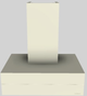 Vent-A-Hood® 30" Biscuit Contemporary Wall Mounted Range Hood-0