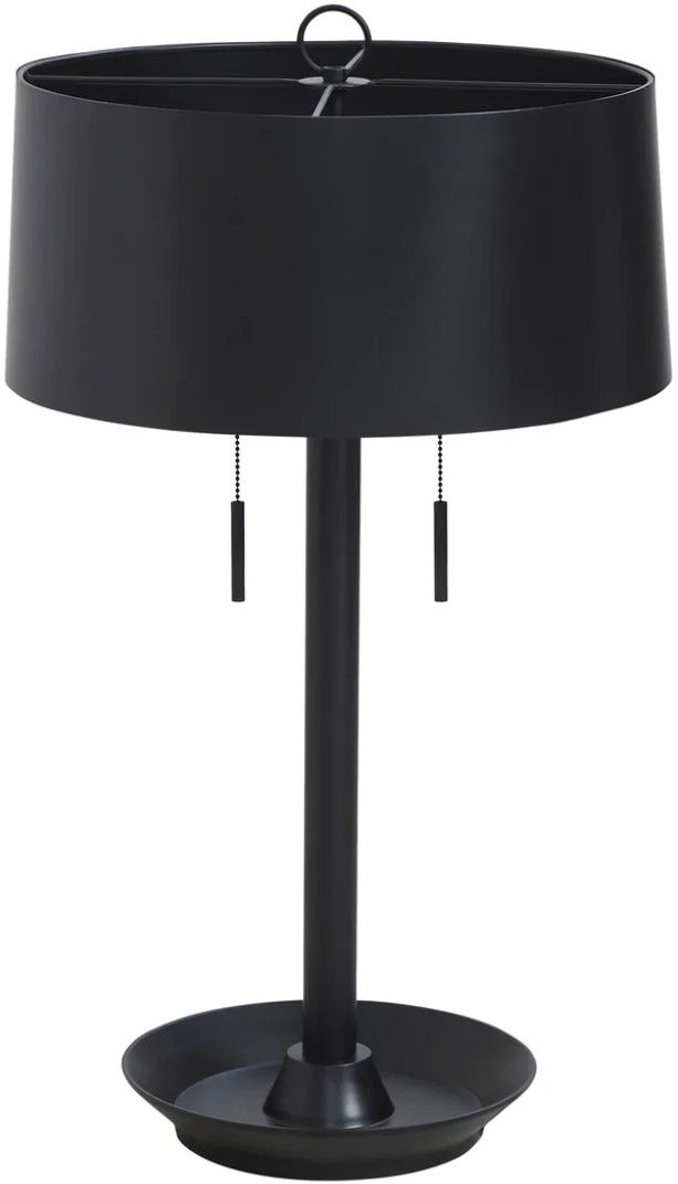Renwil® Everren Hems Matte Black Table Lamp-0