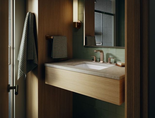 Kohler Verticyl® White 19.75" Rectangular Undermount Bathroom Sink-4