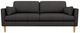 Best® Home Furnishings Customizable Trafton Leather Sofa with Honey Birch Legs-1