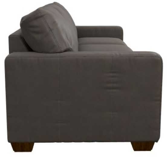 La-Z-Boy® Shiloh Greystone Leather Sofa-3