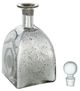 A & B Home Antique Silver 10" Glass Jar-1