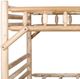 Best Craft Furniture W41 White Cedar Queen Over Queen Bunk Bed-1