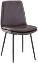 Jofran Inc. Prelude Draper Brown Upholstered Dining Side Chair-0