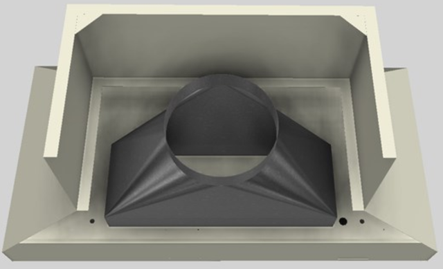 Vent-A-Hood® 48" Biscuit Euro-Style Wall Mounted Range Hood-2