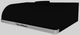Vent-A-Hood® 36" Black Retro Style Under Cabinet Range Hood-5