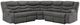 Signature Design by Ashley® Partymate 2-Piece Slate Manual Reclining L-Shape Sectional-0