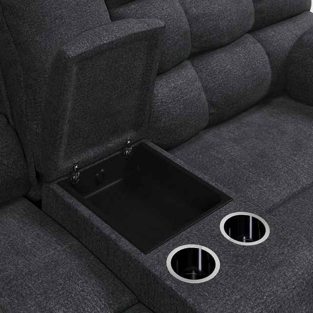 Signature Design by Ashley® Wilhurst 3-Piece Marine Reclining Sectional with Console-4