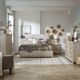 Liberty Furniture Belmar 5-Piece Silver Champagne/Washed Taupe Queen Upholstered Sleigh Bedroom Set-1