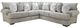 Furniture of America® Nerone Gray Sectional-0