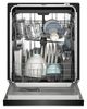 KitchenAid® 24" Black Front Control Built-In Dishwasher with 30+ Total Wash Jets-2