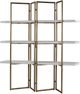 TOV Furniture Kupa Antique Brass Concrete Bookcase-2