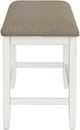 Emerald Home Sarasota 6-Piece Cocoa Milk/White Counter Height Table Set-5088-54X-2