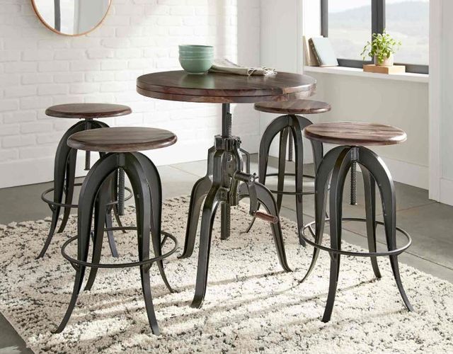 Steve Silver Co. Sparrow Natural Brown Crank Table-1