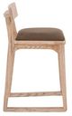 International Furniture Direct Balam Gunmetal/Stained White Upholstered Barstool-3