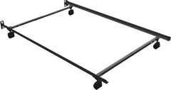 Rize Home Deluxe Adjustable Bed Frame with Rug Rollers and 4 Legs