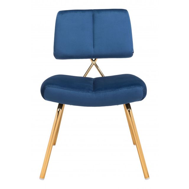 Zuo® Modern Nicole Blue Dining Chair-2