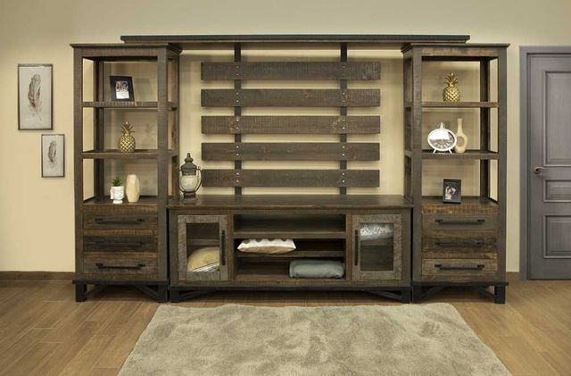 International Furniture Direct Loft Brown TV Stand-1