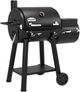 Broil King® Regal™ 400 26" Black Freestanding Offset Charcoal Smoker-2