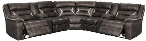 Signature Design by Ashley® Kincord 2-Piece Midnight Sectional Set-1